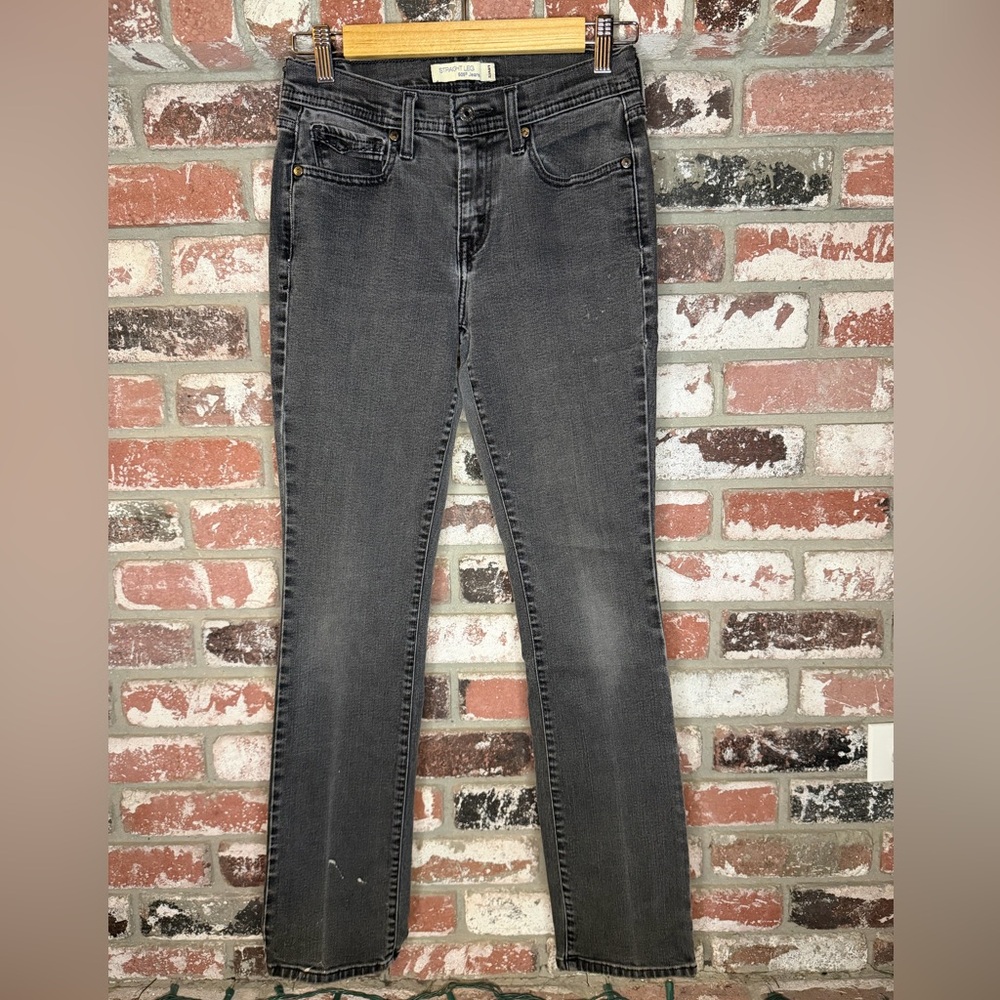 Levi's Women's Charcoal Skinny Straight Leg 505 Jeans, 2M